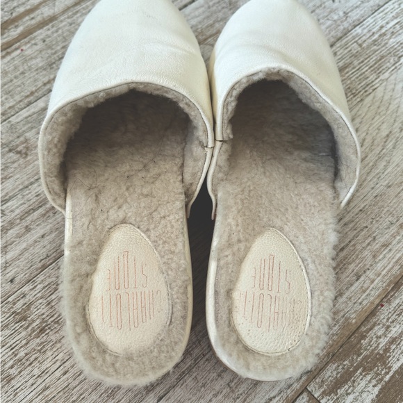 Charlotte Stone Martino Puff clog in Latte - Picture 2 of 8